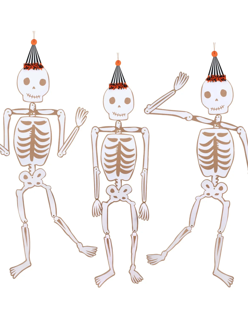 Meri Meri Vintage Giant Halloween Jointed Skeletons