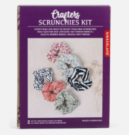 Kikkerland Designs Crafters scrunchie kit