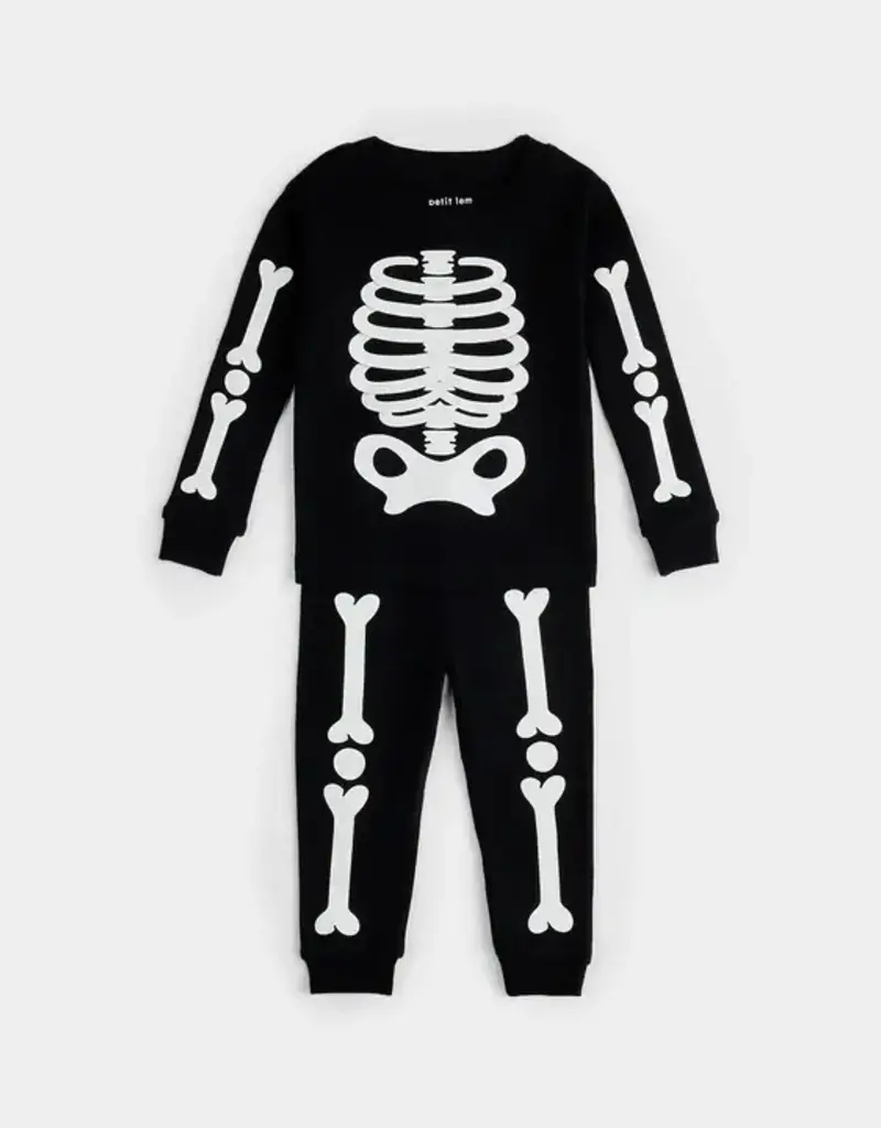 Petit Lem Kids Skeleton Glow Pajama's