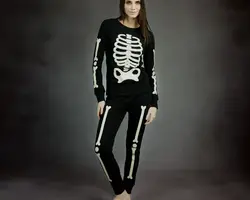 Womens Skeleton Glow Pajamas The Circle The Circle Kids Whistler