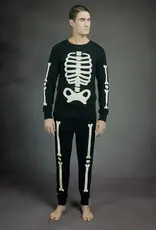 Petit Lem Mens Skeleton Glow Pajamas