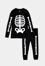 Petit Lem Mens Skeleton Glow Pajamas