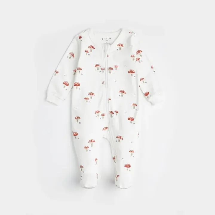 Baby Mushroom Print Sleeper - The Circle & The Circle Kids Whistler