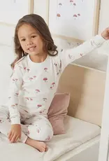 Petit Lem Kids Mushroom Print Pajamas
