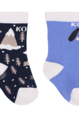 Kombi Kombi, Adorable Twin Pack Infant Sock