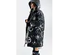 Inked Reversible  Down Coat