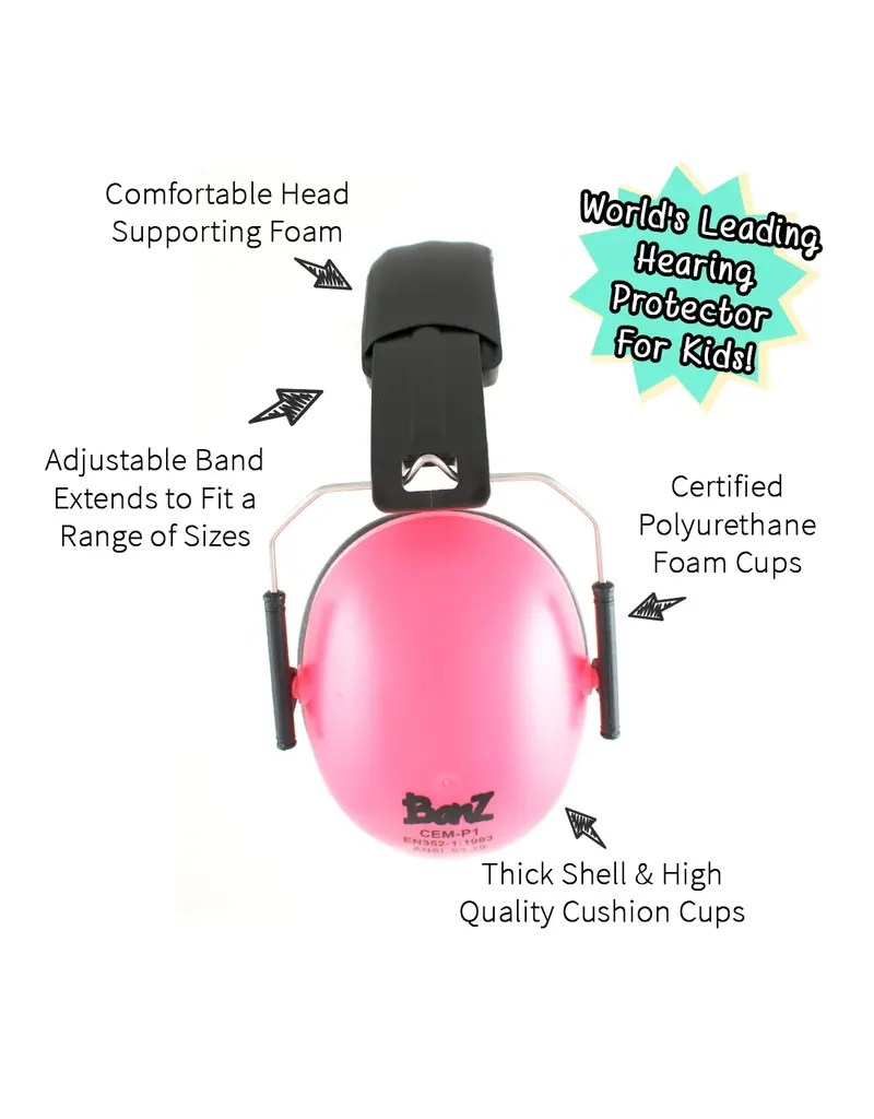 Banz Infant and Toddler Hearing Protection Earmuffs