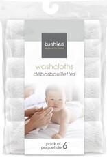 Kushies Baby Washcloth 6 Pack