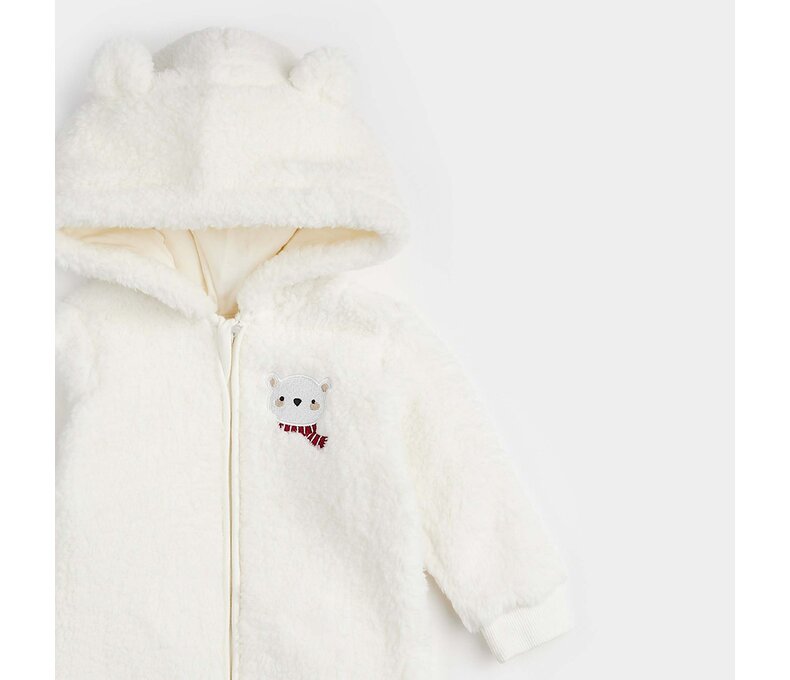 Hooded Sherpa Playsuit