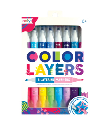 Color Layers Double-Ended Layering Markers