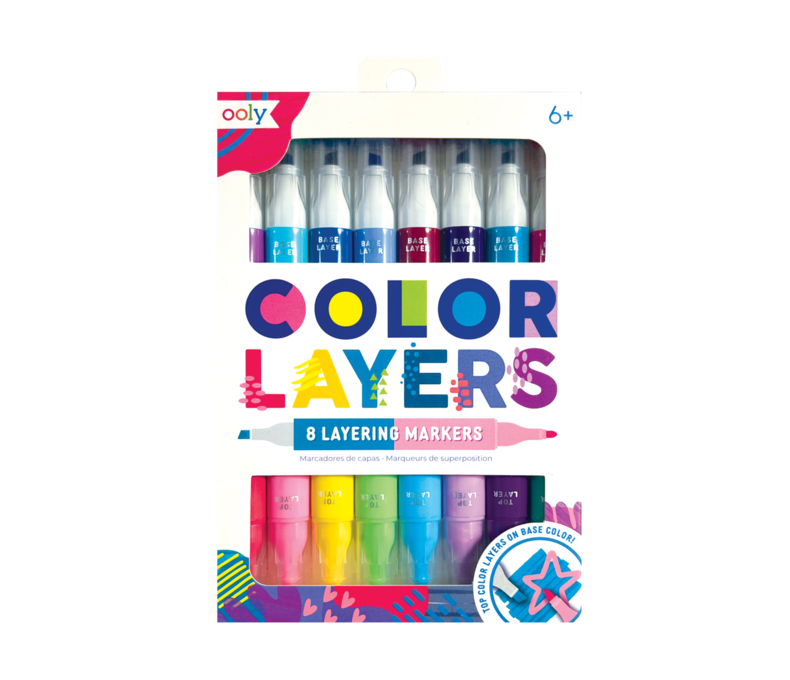 Color Layers Double-Ended Layering Markers