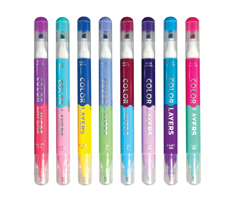 Color Layers Double-Ended Layering Markers