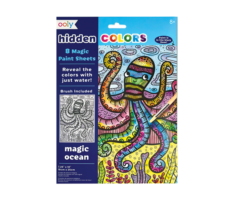 Hidden Colors Magic Paint Sheets