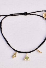 pura vida Mystics Mixed Gold Charm Bracelet