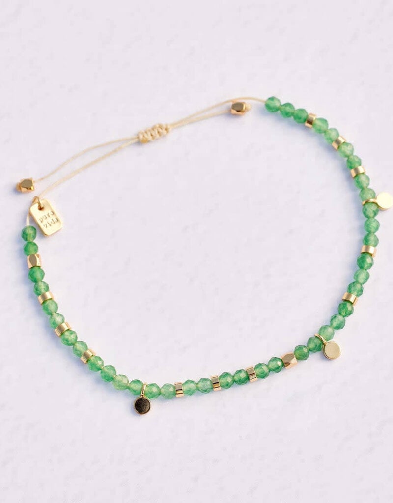 pura vida Jade Beaded String Bracelet