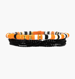 pura vida Fall Festival Vinyl Disc Bracelet Set