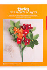 Kikkerland Designs Crafter's Felt Flower Bouquet