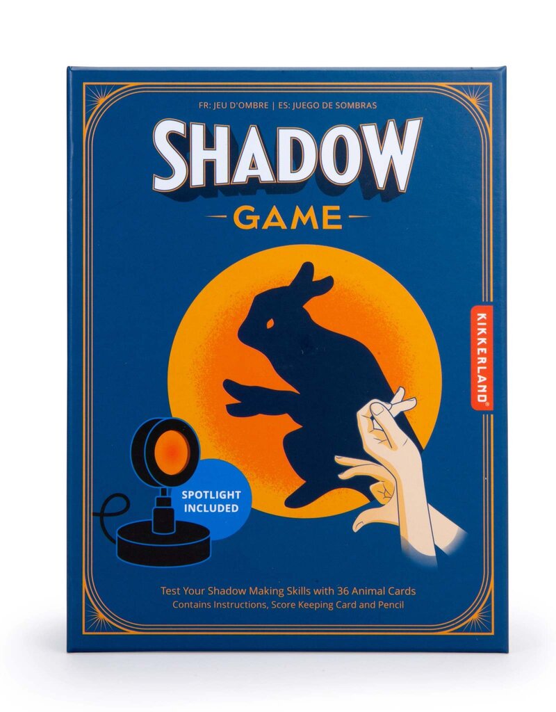 Kikkerland Designs Shadow Game
