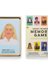 Kikkerland Designs Great Women Memory Game