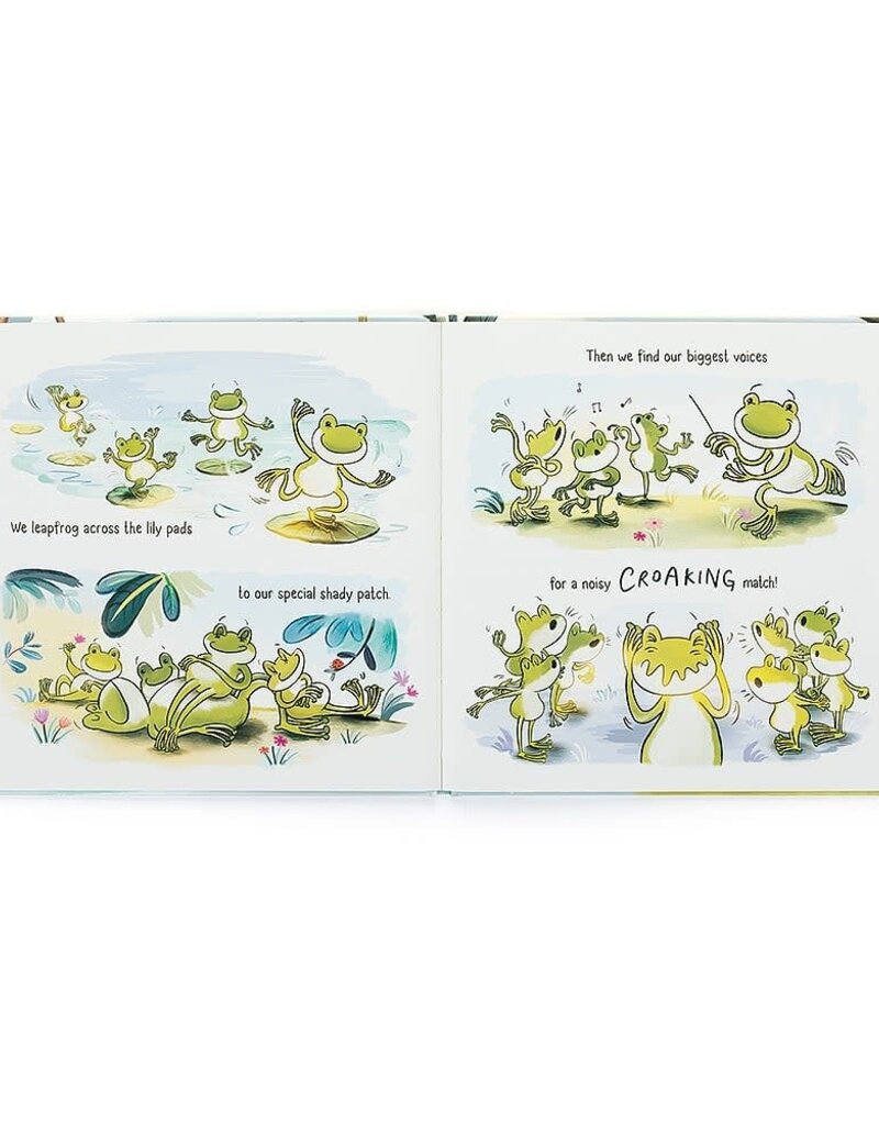 Jellycat A Fantastic Day For Finnegan Frog Book