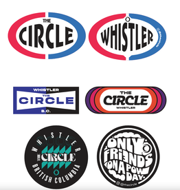 The Circle The Circle/Whistler Shop Stickers