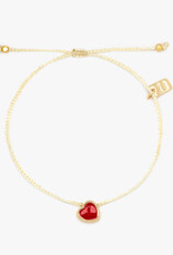 Pura Vida Bracelets Heart Bead Gold Dainty Bracelet