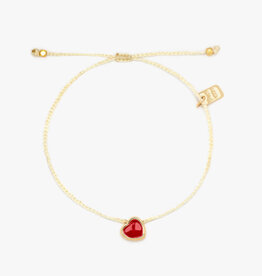 Pura Vida Bracelets Heart Bead Gold Dainty Bracelet