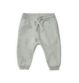 rylee + cru waffle jogger in moss - Little