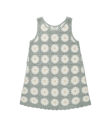 Crochet Tank Mini Dress || Daisy