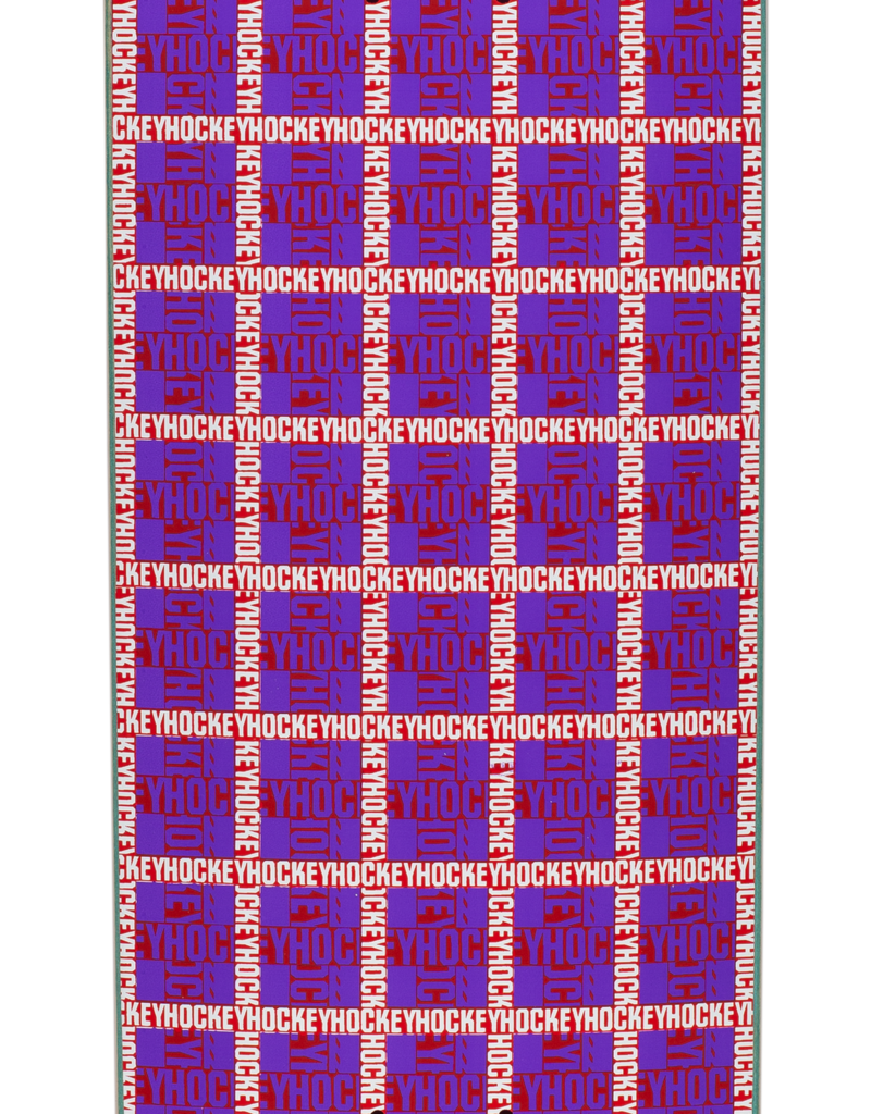 HOCKEY Hockey Plaid Purple Deck
