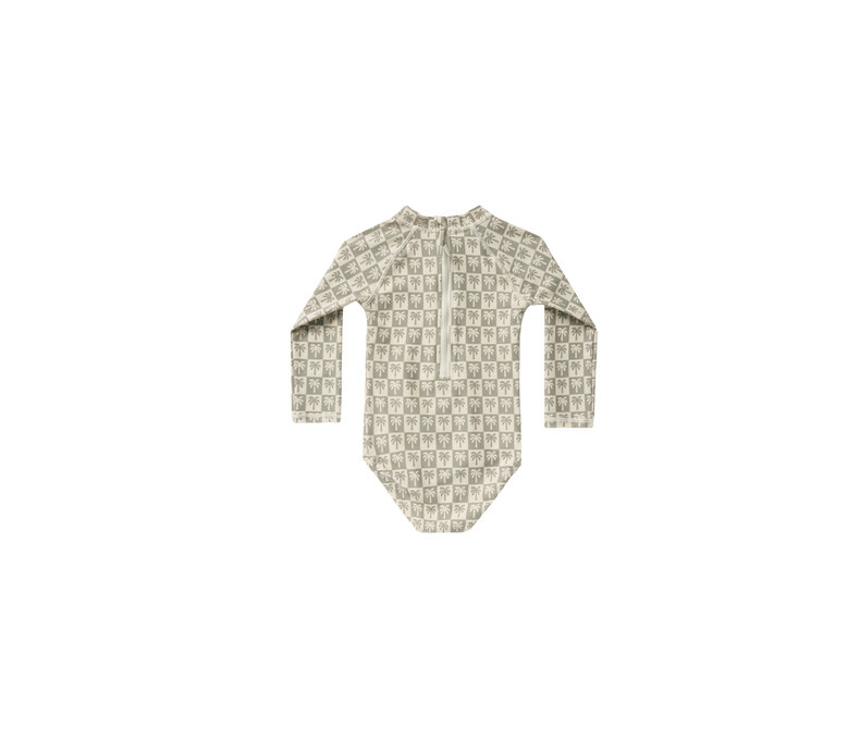 Delphine Rash Guard One-Piece || Palm Check