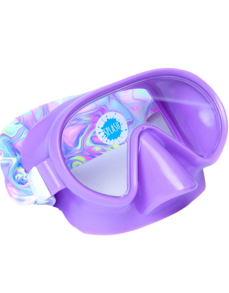 Splash Swim Goggles Pastel Swirl Swim Mask
