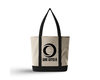 Circle Canvas Tote Bag