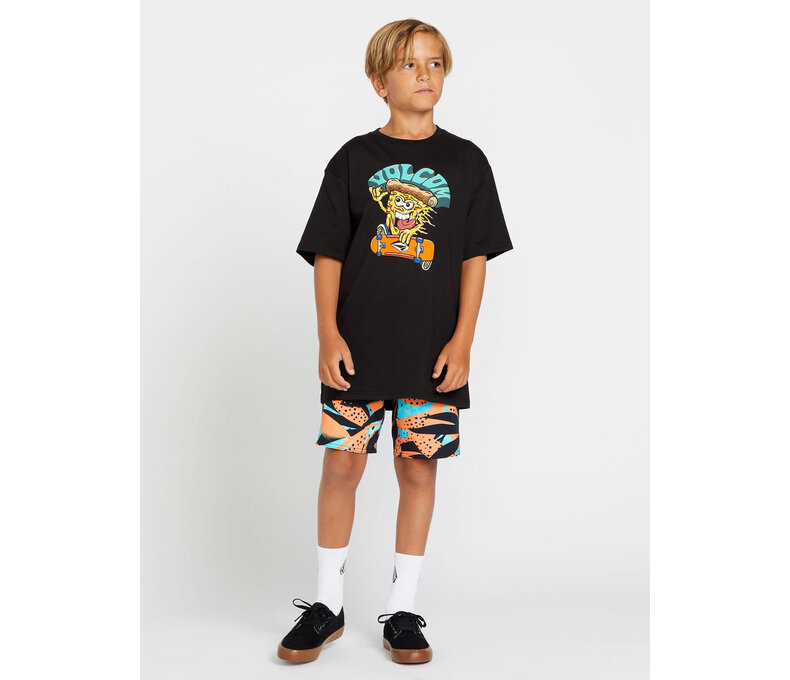 Little Boys Pizzapower Short Sleeve Tee