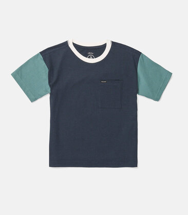 Little Boys Overgrown Short Sleeve Shirt