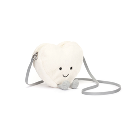 Jellycat Amuseables Cream Heart Bag