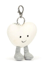 Jellycat Amuseables Cream Heart Bag Charm