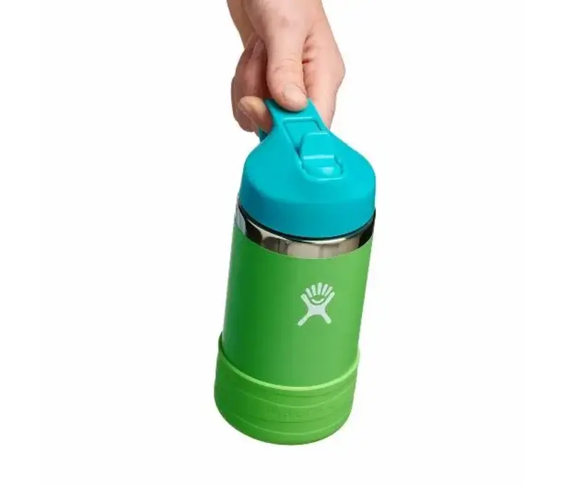 12oz Kids Wide Mouth w/Straw Cap