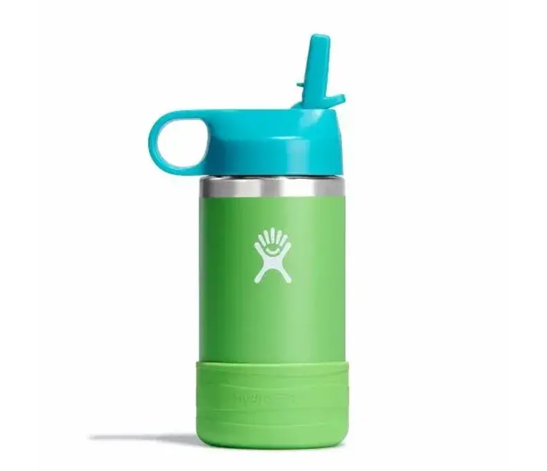 12oz Kids Wide Mouth w/Straw Cap