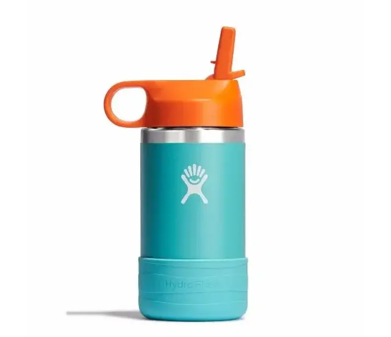 12oz Kids Wide Mouth w/Straw Cap