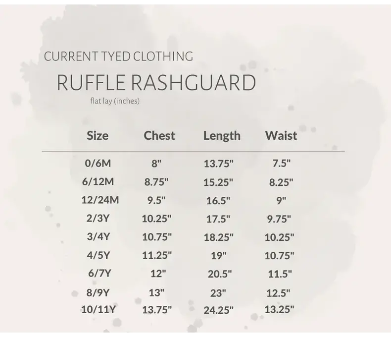 The "Rose" Ruffle Rashguard Suit