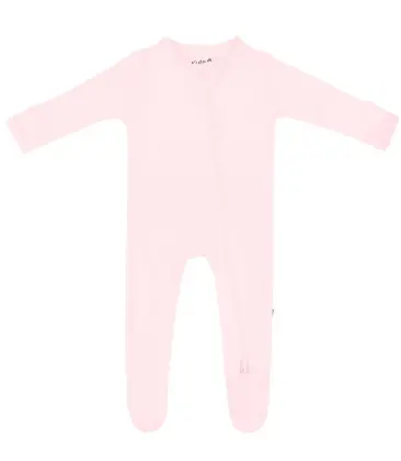 Zippered Footie in Sakura or Wisteria