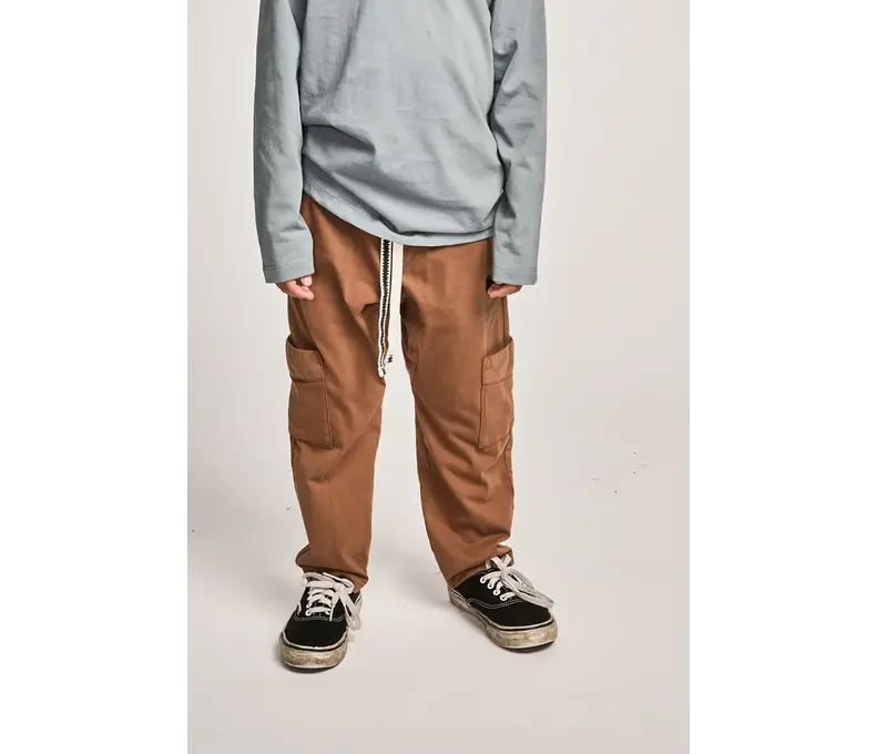 Kids Jargo Cargo Pant in Washed Almond