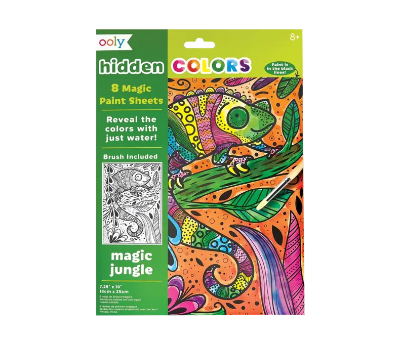 Hidden Colors Magic Paint Sheets