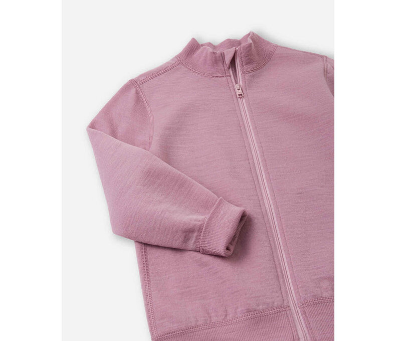 Merino Wool Full-Zip Sweater - Mahin