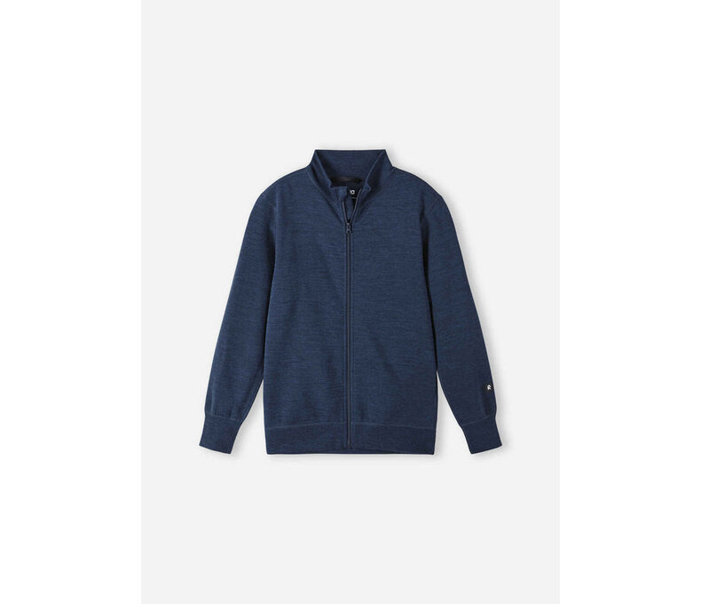 Merino Wool Full-Zip Sweater - Mahin