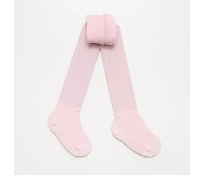 Kids Merino Wool Cable Tights