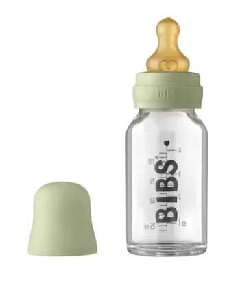 Baby Glass Bottle Complete Set Latex | 110ml