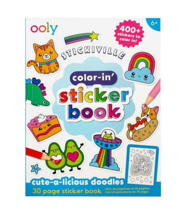 Stickiville Color-in Sticker Book