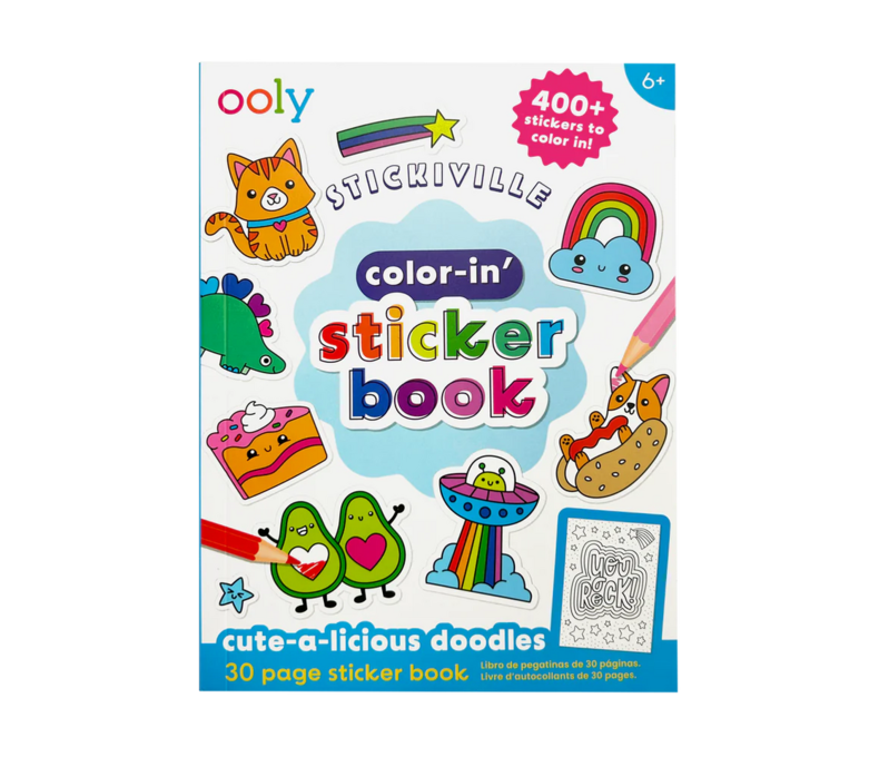Stickiville Color-in Sticker Book